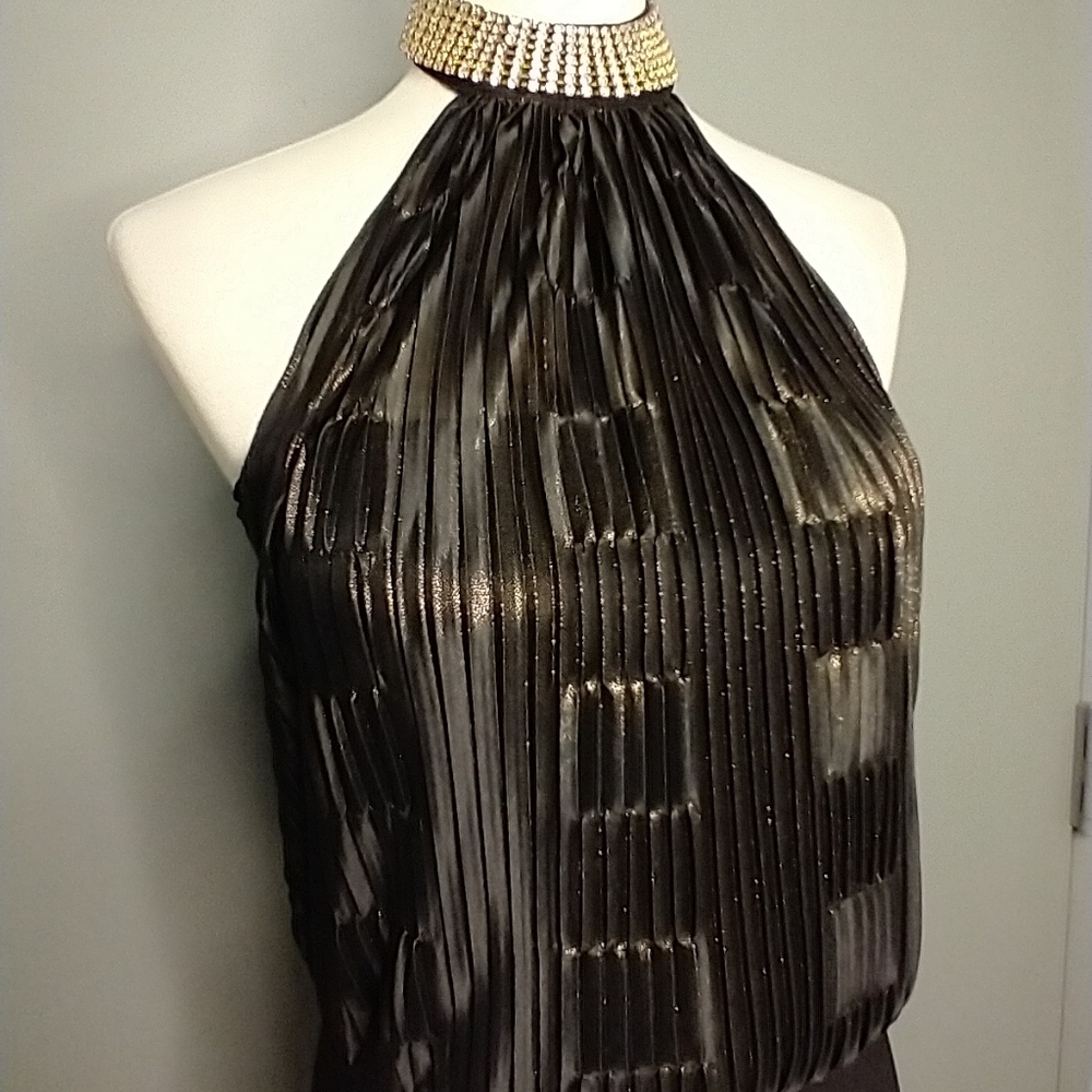 PLEATED HALTER - Picture 6 of 9